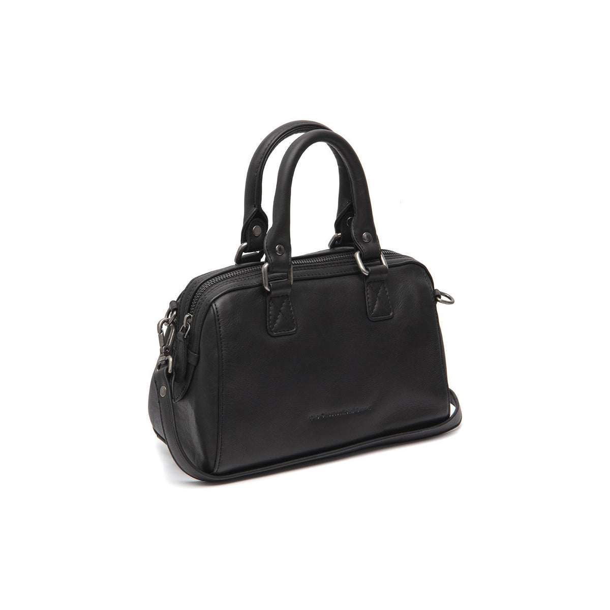 Dalford Full-Grain Leather Handbag 여성용 in Classic 100% Full-Grain Leather - Front Profile View &amp; Tailored Silhouette | Buy Online