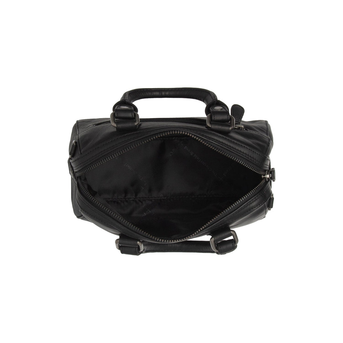 Dalford Full-Grain Leather Handbag 여성용 - Lateral Side Profile View Showing Sleeve Cut &amp; Athletic Taper Fit