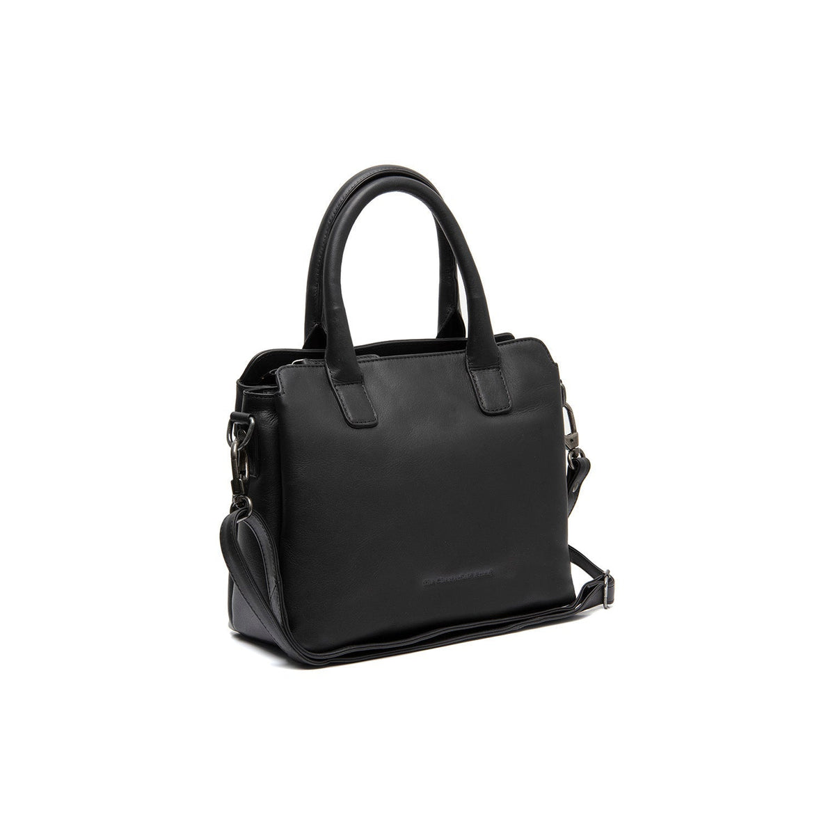 Hermosa Full-Grain Leather Handbag 여성용 in Classic 100% Full-Grain Leather - Front Profile View &amp; Tailored Silhouette | Buy Online