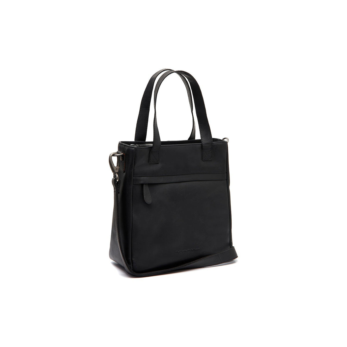 Lingfield Full-Grain Leather Handbag 여성용 in Classic 100% Full-Grain Leather - Front Profile View &amp; Tailored Silhouette | Buy Online