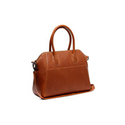 Tailored Rib Cuffs &amp; Hem Craftsmanship Construction Detail on Marsala Full-Grain Leather Handbag 여성용