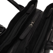 Passau Full-Grain Leather Handbag 여성용 - Lateral Side Profile View Showing Sleeve Cut &amp; Athletic Taper Fit