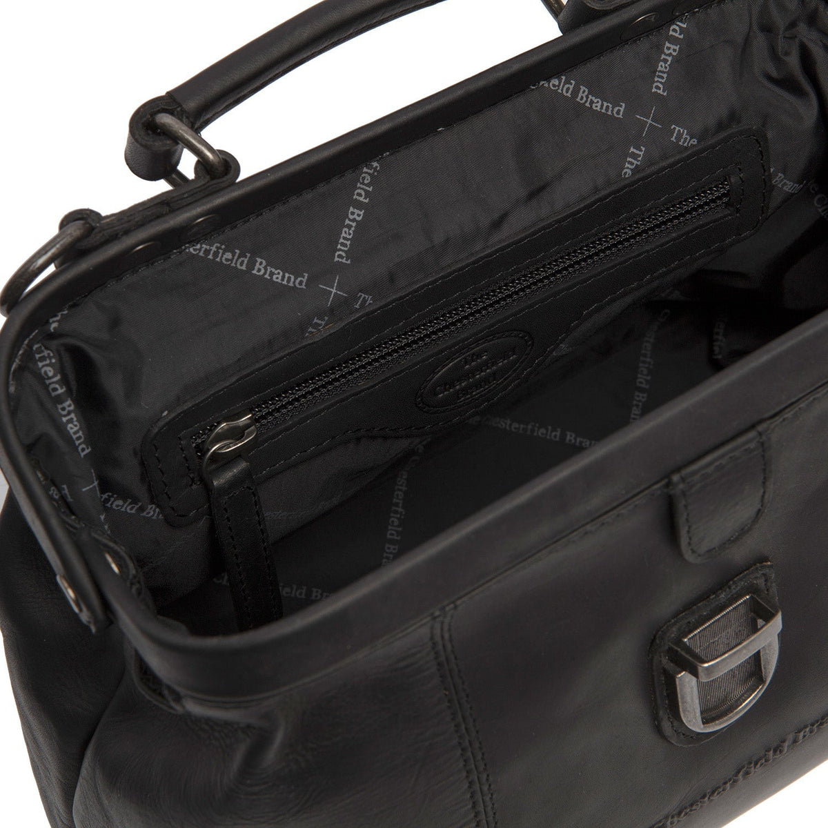 
Classic 100% Full-Grain leather Goods - 어깨 라인과 깔끔한 밑단이 돋보이는 뒷면 뷰