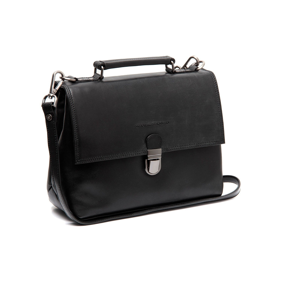 Renata Full-Grain Leather Handbag 여성용 in Classic 100% Full-Grain Leather - Front Profile View &amp; Tailored Silhouette | Buy Online