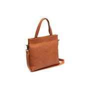Rivington Full-Grain Leather Handbag 여성용 in Classic 100% Full-Grain Leather - Front Profile View &amp; Tailored Silhouette | Buy Online