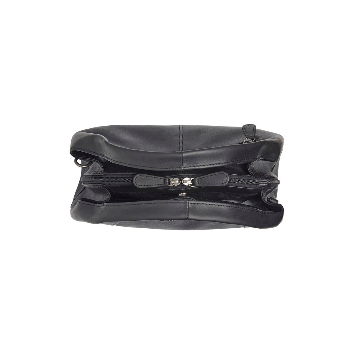 Interior View Showing Quilted Viscose Lining &amp; Dual Inside Utility Storage Pockets