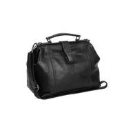 Shaun Full-Grain Leather Handbag 여성용 in Classic 100% Full-Grain Leather - Front Profile View &amp; Tailored Silhouette | Buy Online