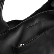 Tenara Full-Grain Leather Handbag 여성용 - Lateral Side Profile View Showing Sleeve Cut &amp; Athletic Taper Fit