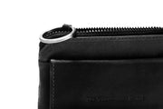 Oliver Full-Grain Leather Key Case 여성용 - Lateral Side Profile View Showing Sleeve Cut &amp; Athletic Taper Fit