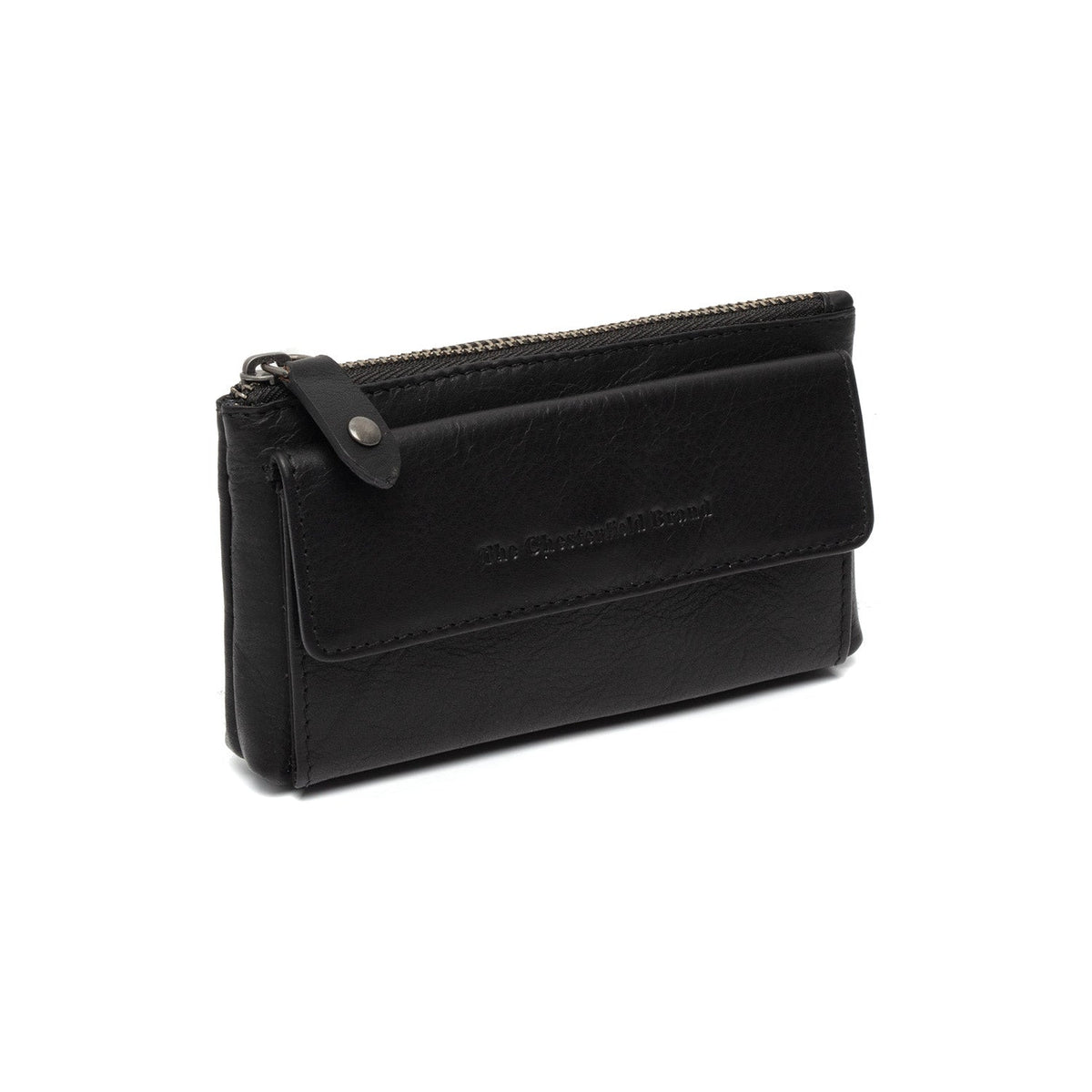 Violette Full-Grain Leather Key Case 여성용 in Classic 100% Full-Grain Leather - Front Profile View &amp; Tailored Silhouette | Buy Online