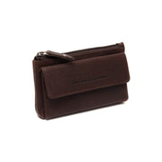 Tailored Rib Cuffs &amp; Hem Craftsmanship Construction Detail on Violette Full-Grain Leather Key Case 여성용