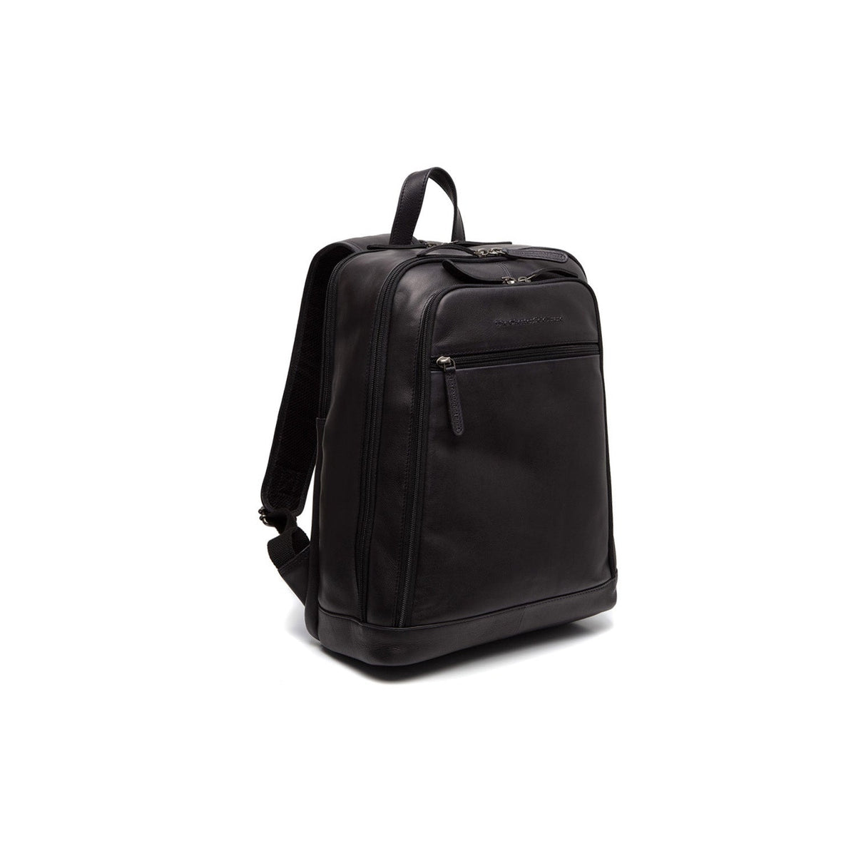 Detroit Full-Grain Leather Laptop Backpack 클래식 100% 천연 풀그레인 가죽 - Full Exterior 정면 스타일 및 테일러드 실루엣 | 공식 온라인 스토어 구매