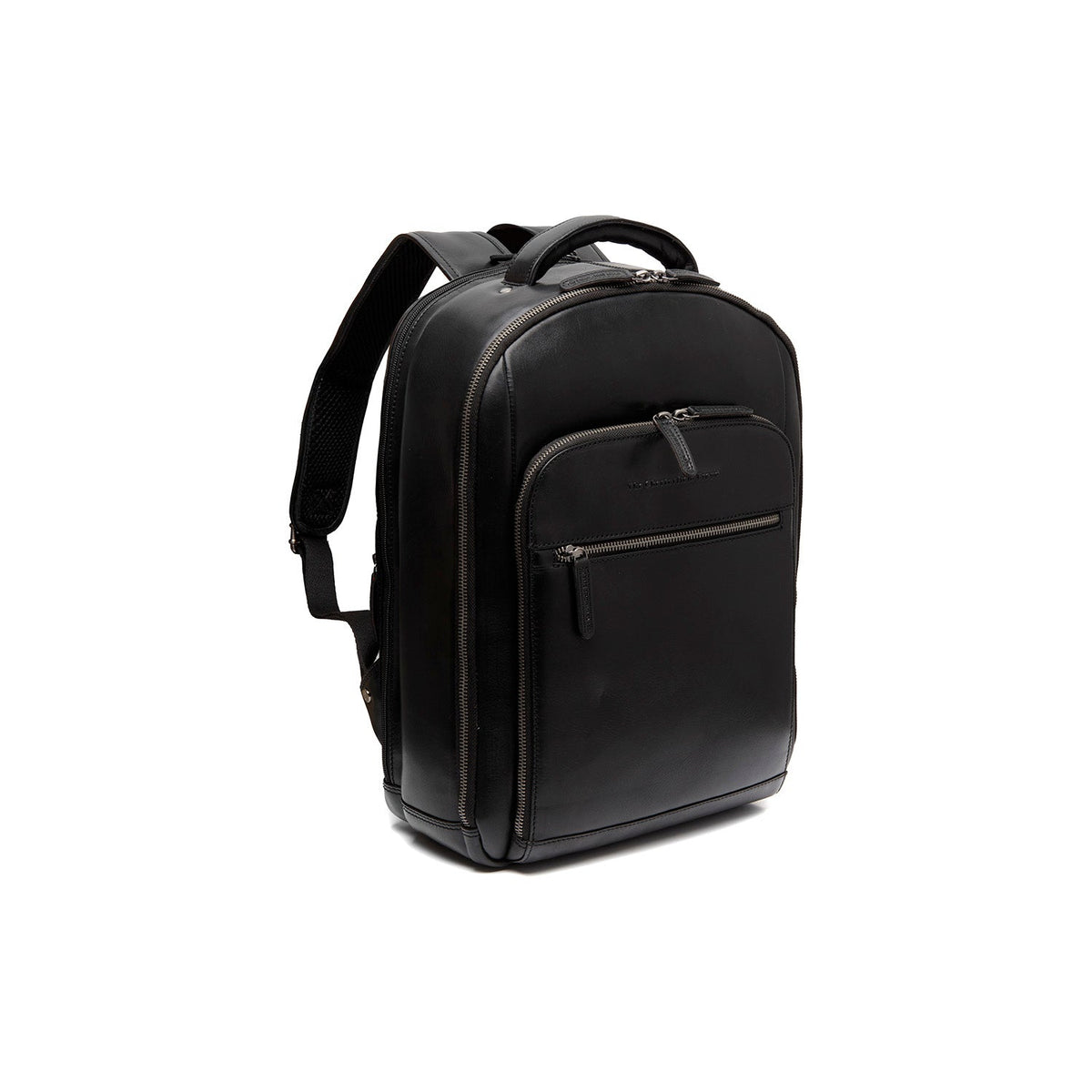 Maggiore Full-Grain Leather Laptop Backpack 남성용 in Classic 100% Full-Grain Leather - Full Exterior Front Profile View | Buy Online