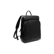 Nicola Full-Grain Leather Laptop Backpack 여성용 in Classic 100% Full-Grain Leather - Full Exterior Front Profile View | Buy Online