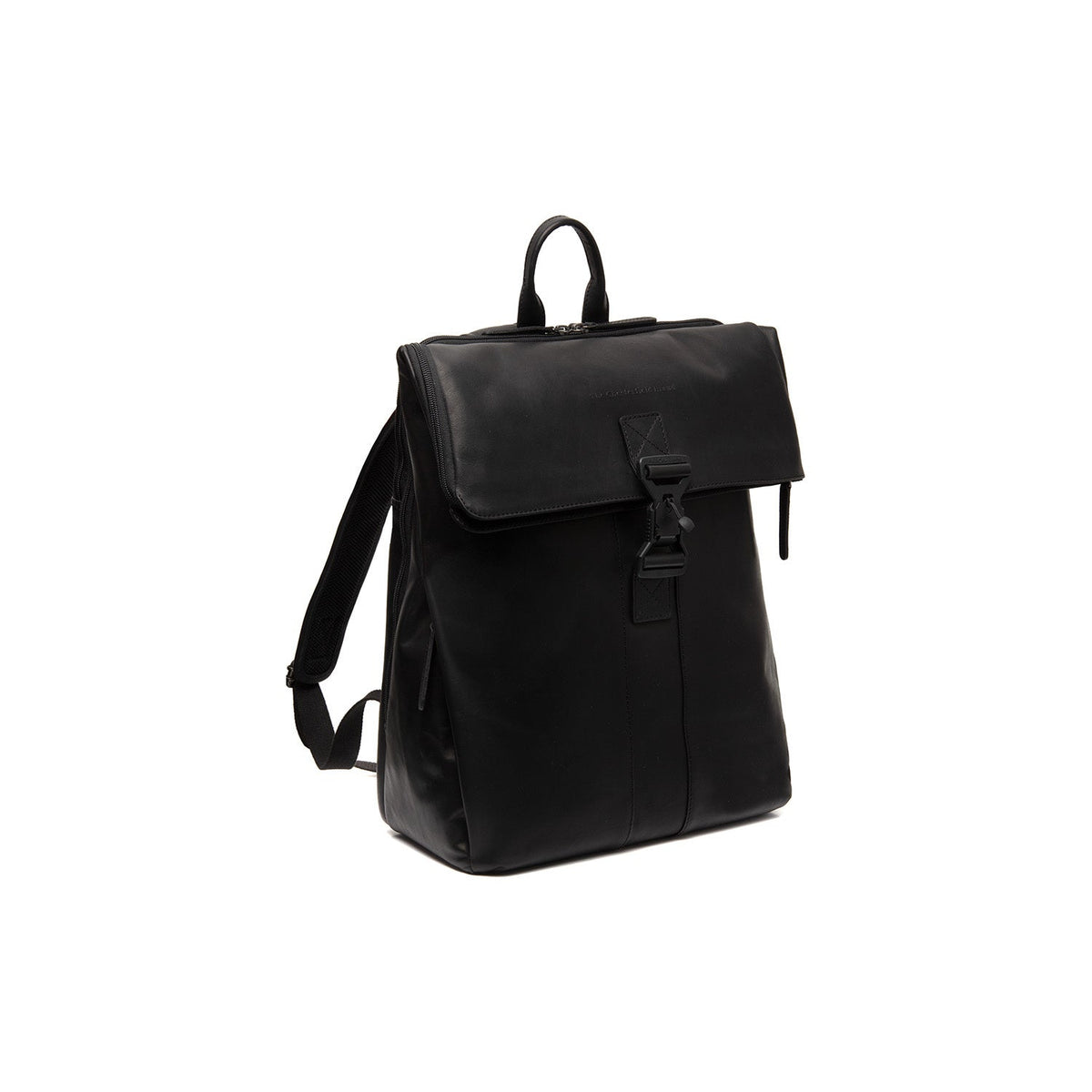 Savona Full-Grain Leather Laptop Backpack 여성용 in Classic 100% Full-Grain Leather - Full Exterior Front Profile View | Buy Online
