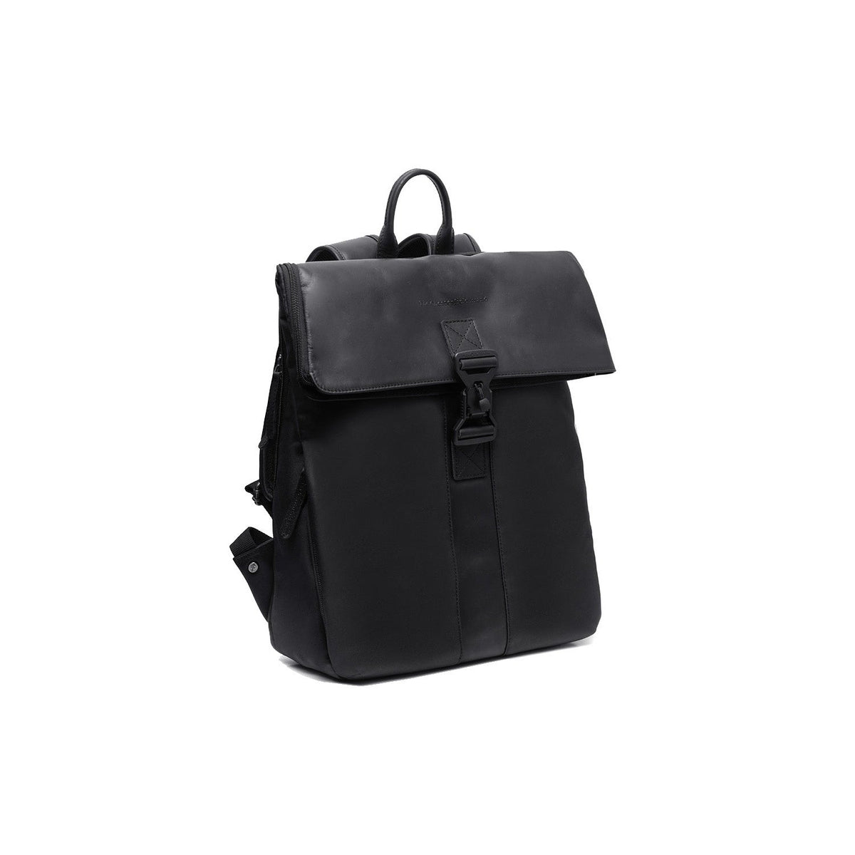 Trondheim Full-Grain Leather Laptop Backpack 여성용 in Classic 100% Full-Grain Leather - Full Exterior Front Profile View | Buy Online