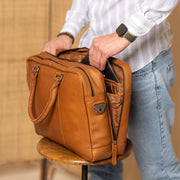 Boston Full-Grain Leather Laptop Bag 남성용 – alternate product view 3