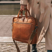 Calvi Full-Grain Leather Laptop Bag 여성용 – alternate product view 2