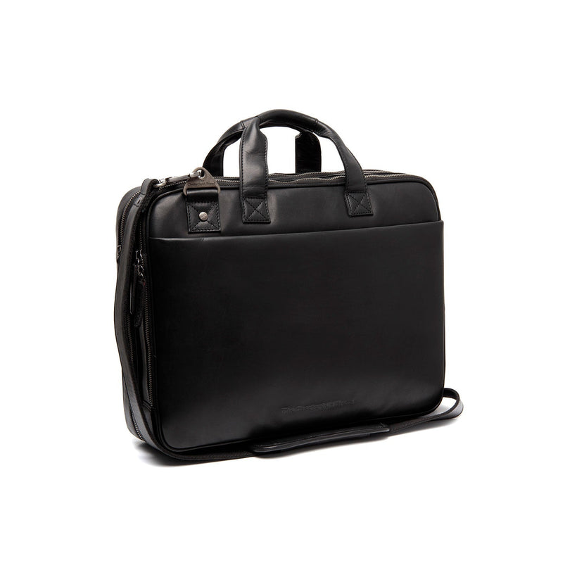 Iseo Full-Grain Leather Laptop Bag 남성용