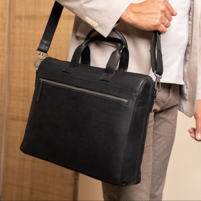 Levanto Full-Grain Leather Laptop Bag 여성용
