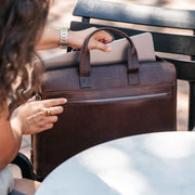 Levanto Full-Grain Leather Laptop Bag 여성용 – alternate product view 2