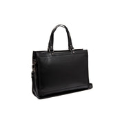 Manly Full-Grain Leather Laptop Bag 여성용 in Classic 100% Full-Grain Leather - Full Exterior Front Profile View | Buy Online
