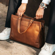 Manly Full-Grain Leather Laptop Bag 여성용 – alternate product view 2