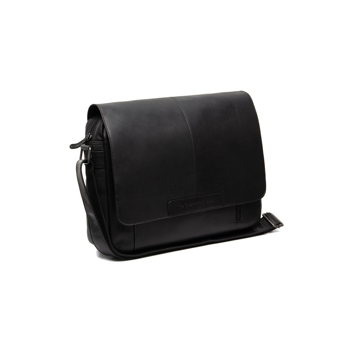 Richard Full-Grain Leather Laptop Bag 남성용 in Classic 100% Full-Grain Leather - Full Exterior Front Profile View | Buy Online