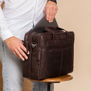 Ryan Full-Grain Leather Laptop Bag 남성용 – alternate product view 2