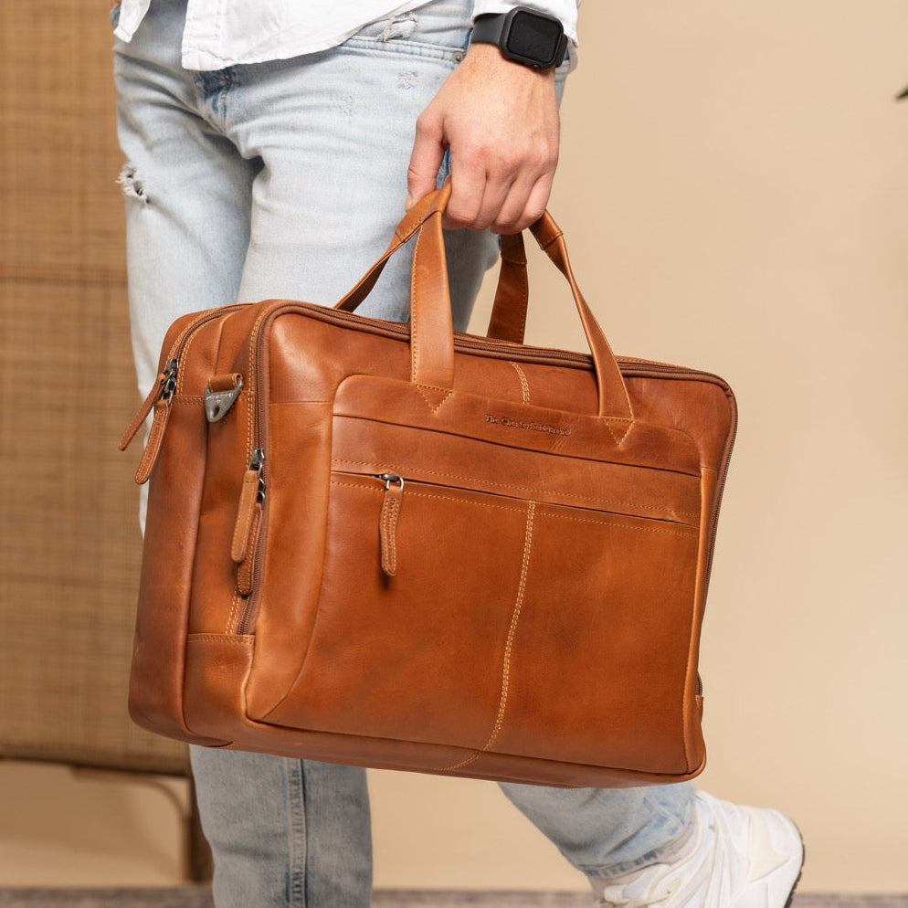 Ryan Full-Grain Leather Laptop Bag 남성용 – alternate product view 2