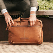 Seth Full-Grain Leather Laptop Bag 남성용 – alternate product view 2