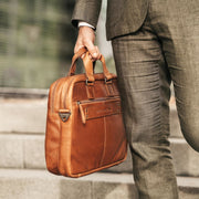 Seth Full-Grain Leather Laptop Bag 남성용 – alternate product view 3