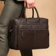 Tacama Full-Grain Leather Laptop Bag 여성용 – alternate product view 2