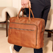 Tacama Full-Grain Leather Laptop Bag 여성용 – alternate product view 2