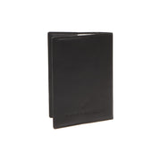 Close-Up Detail of Classic Collar &amp; Heavy-Duty Zipper Hardware on Leather Passport Case 여성용