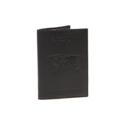 Leather Passport Case 여성용 in Classic 100% Full-Grain Leather - Front Profile View &amp; Tailored Silhouette | Buy Online