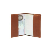 Cognac Leather Passport Case 여성용, detail view 3