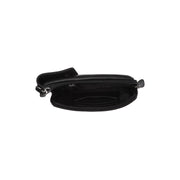 
Langley 풀그레인 천연 가죽 Phone Bag - 입체 소매 커팅과 슬림 테이퍼드 핏을 보여주는 측면 뷰