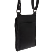 
Tailored Rib Cuffs & Hem Craftsmanship Construction Detail on Nebra 풀그레인 천연 가죽 Phone Bag