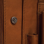 Cognac Leather Portfolio Barnet 여성용, detail view 4