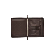 Styled Fit Perspective of Leather Portfolio Moreton 여성용 on Model - Natural Daylight Drape