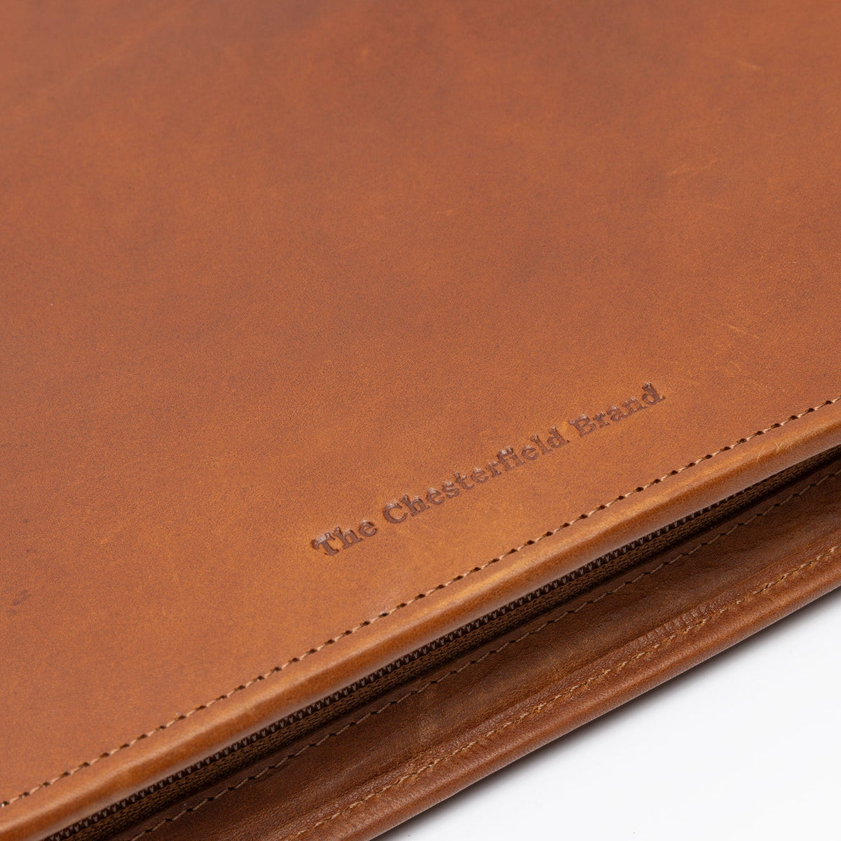 Cognac Leather Portfolio Moreton 여성용, detail view 3