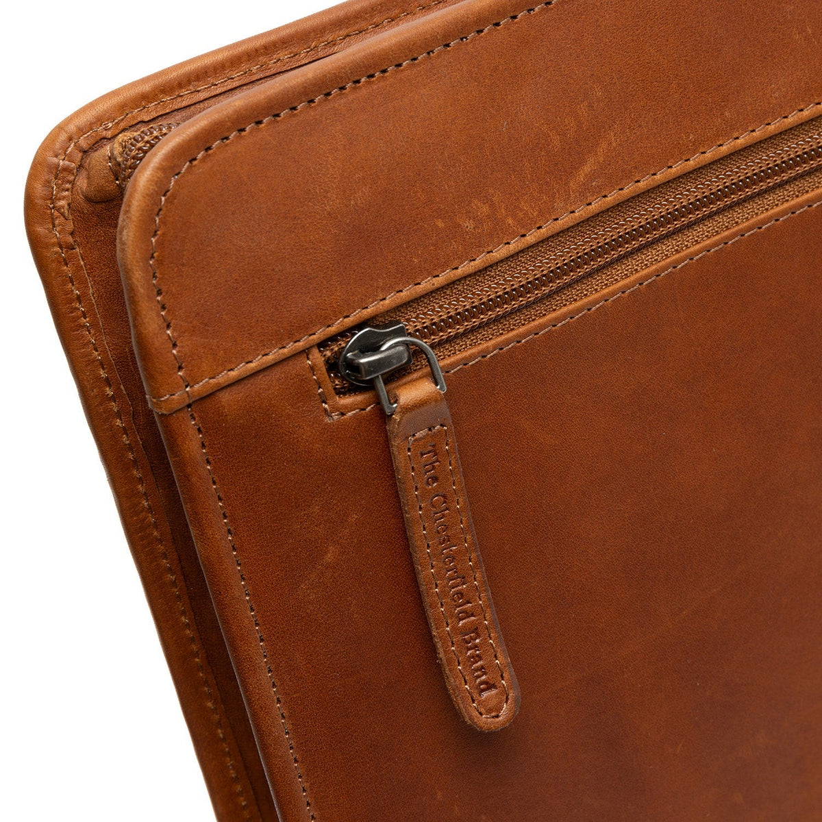 Cognac Leather Portfolio Moreton 여성용, detail view 4