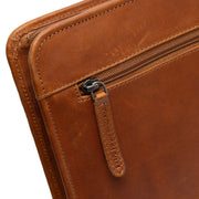 Cognac Leather Portfolio Moreton 여성용, detail view 4