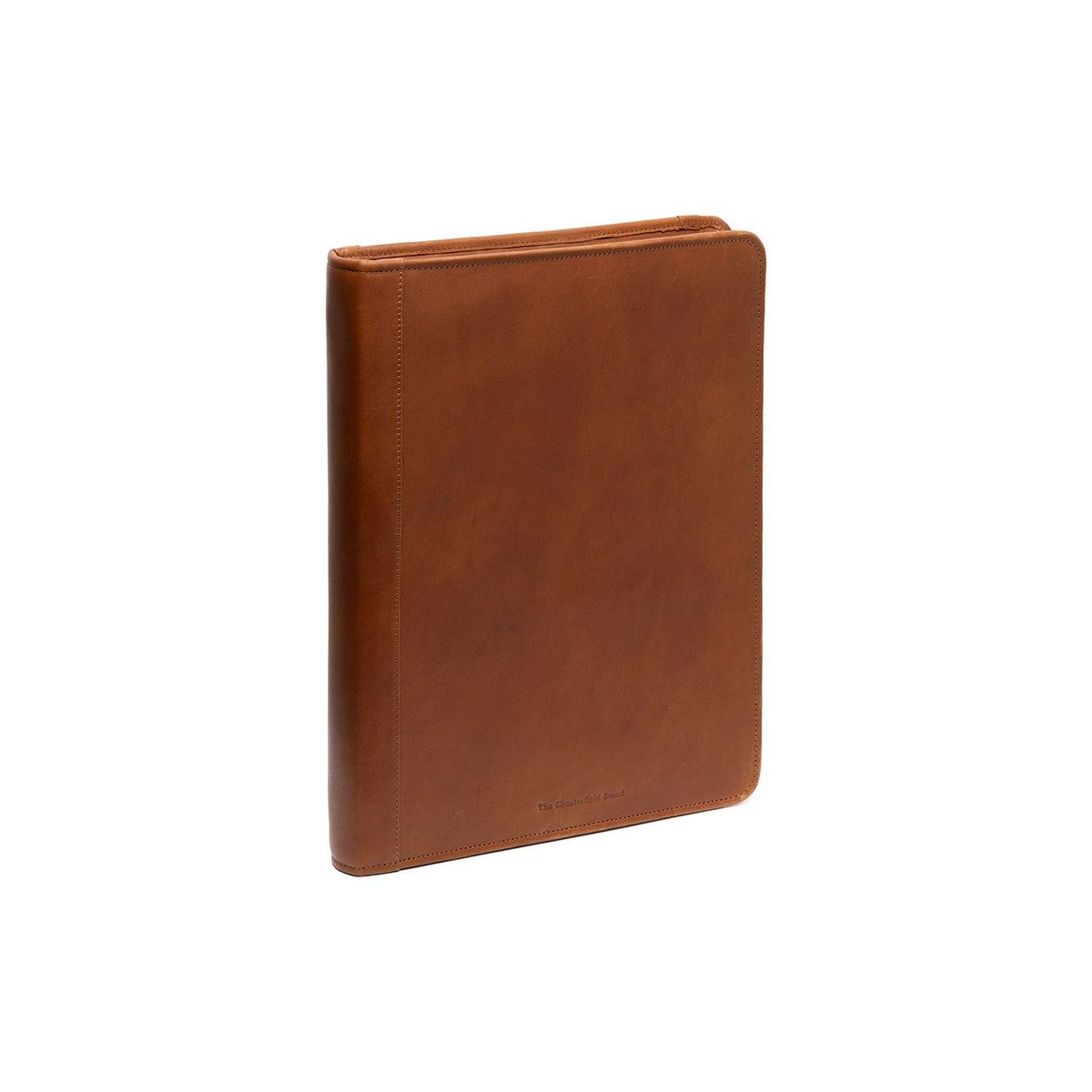 Cognac Leather Portfolio Moreton 여성용, front view