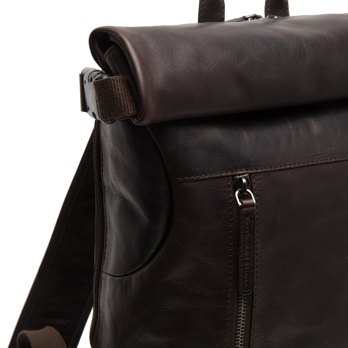 Mazara Full-Grain Leather Roll-top Backpack 여성용 – alternate product view 2