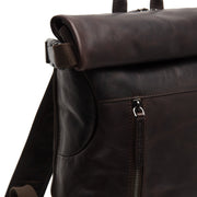 Mazara Full-Grain Leather Roll-top Backpack 여성용 – alternate product view 2