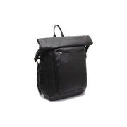 Remo Full-Grain Leather Roll-top Backpack 여성용 in Classic 100% Full-Grain Leather - Full Exterior Front Profile View | Buy Online