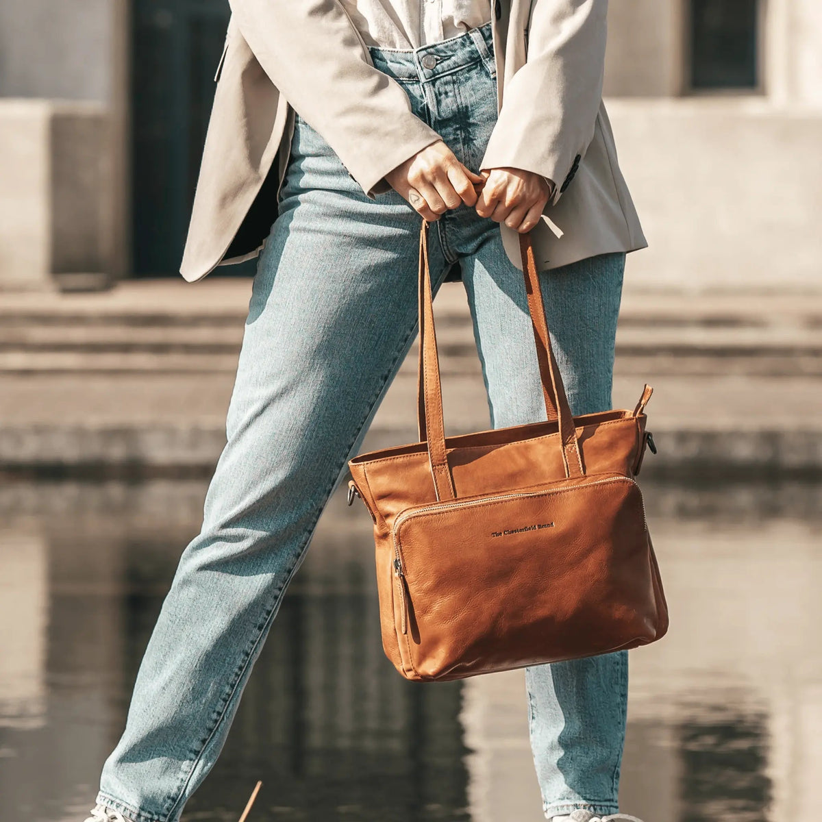 
Alicante 풀그레인 천연 가죽 Shopper 여성용 – alternate product view 2