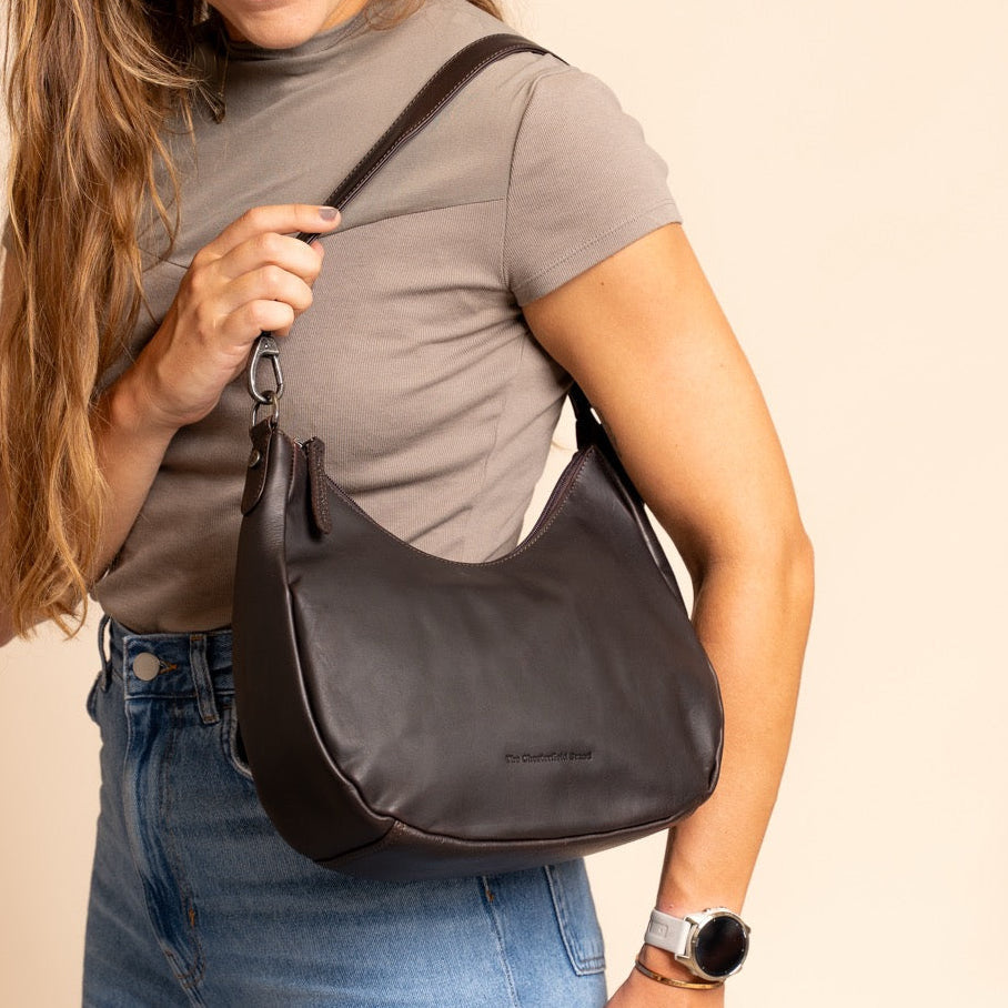 Alexandria Full-Grain Leather Shoulder Bag 여성용 – alternate product view 2